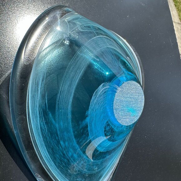 #6241 CRISTALLERIA TOSCANA GLASS CANDY DISH - Picture 2 of 9